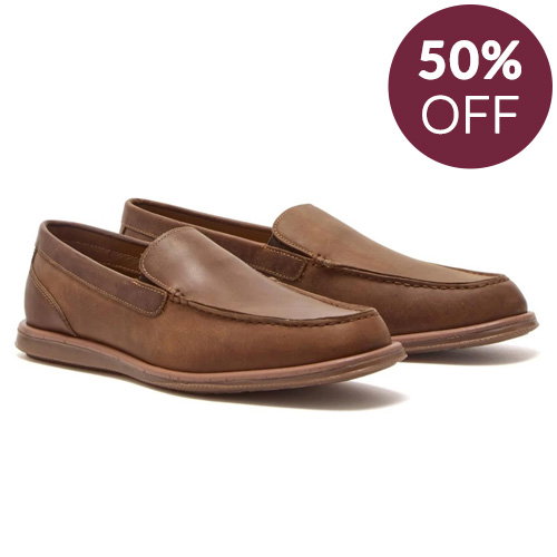 Shop Chatham Mens Braunton Leather Moccasins