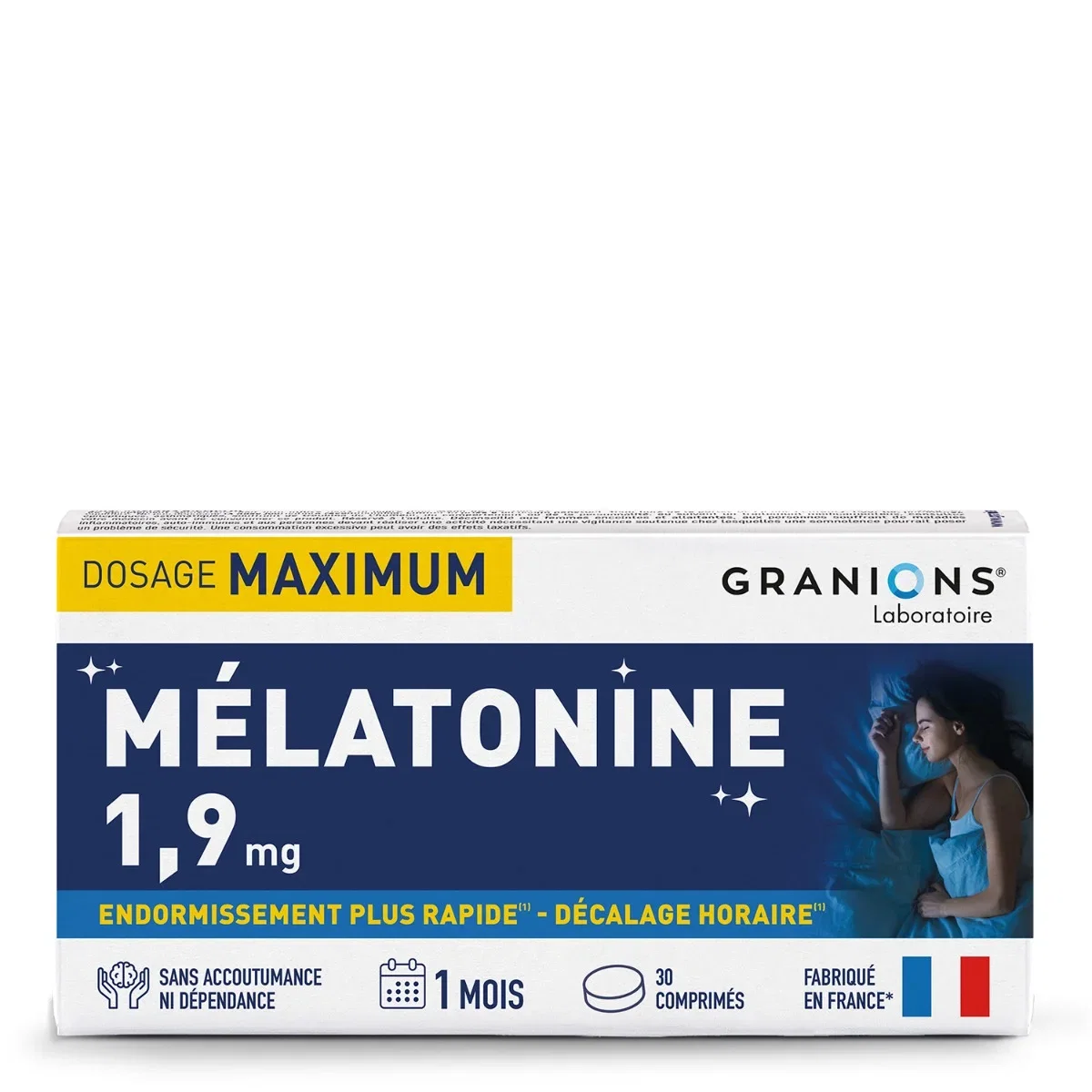 Image of GRANIONS Mélatonine 1,9 mg