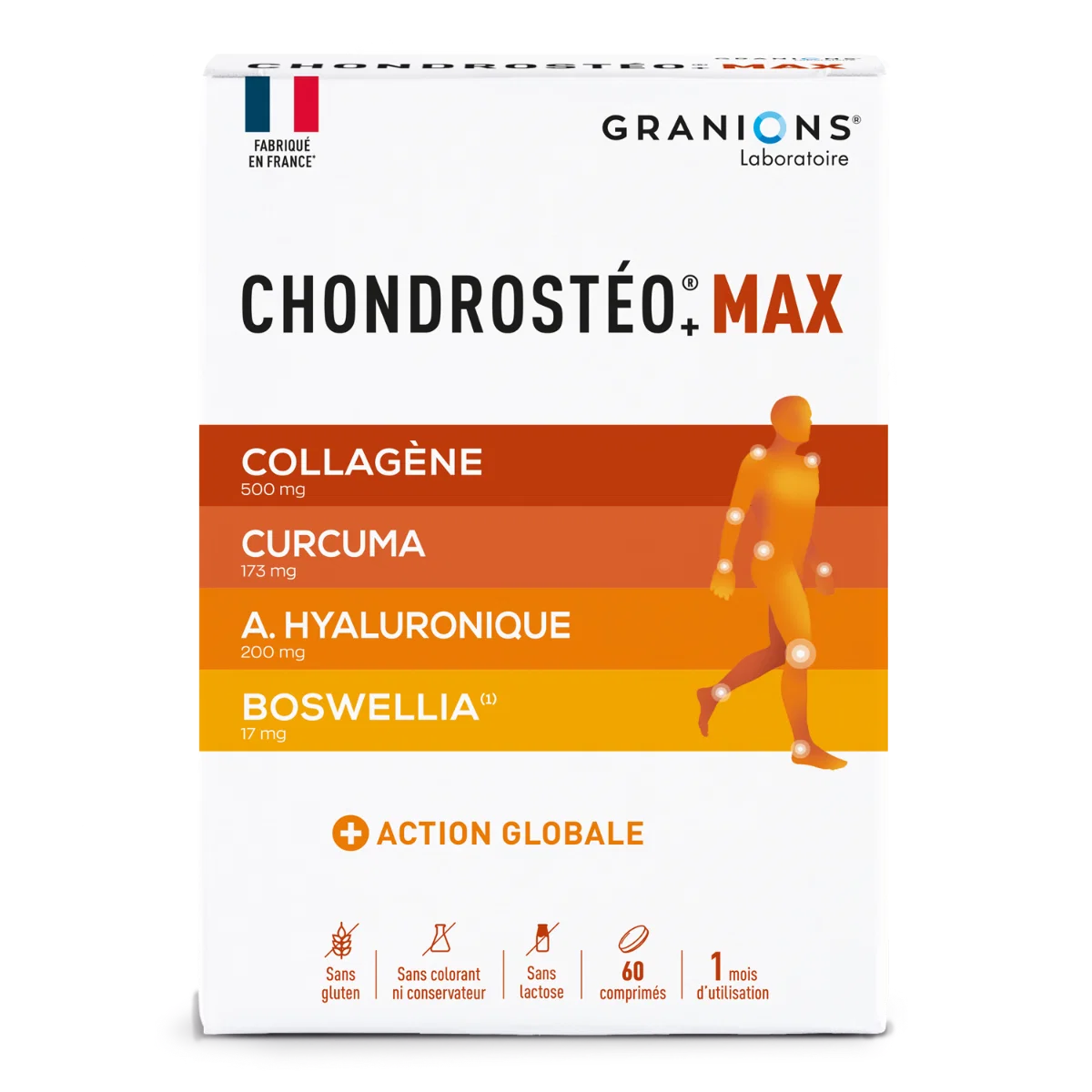 Image of Chondrostéo Max - Collagène, Curcuma & Acide hyaluronique