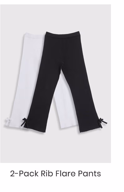 2-Pack Rib Flare Pants