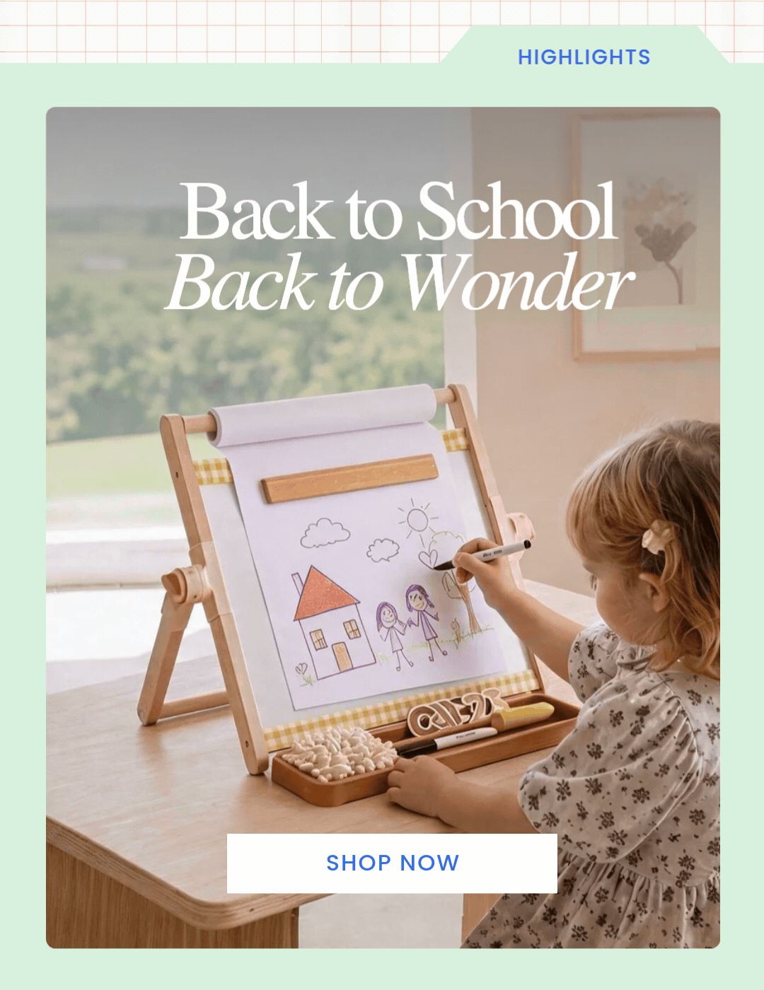 Back to School, Back to Wonder. Up to 50% OFF.