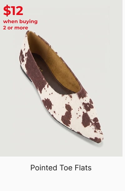 Shop Pointed Toe Flats