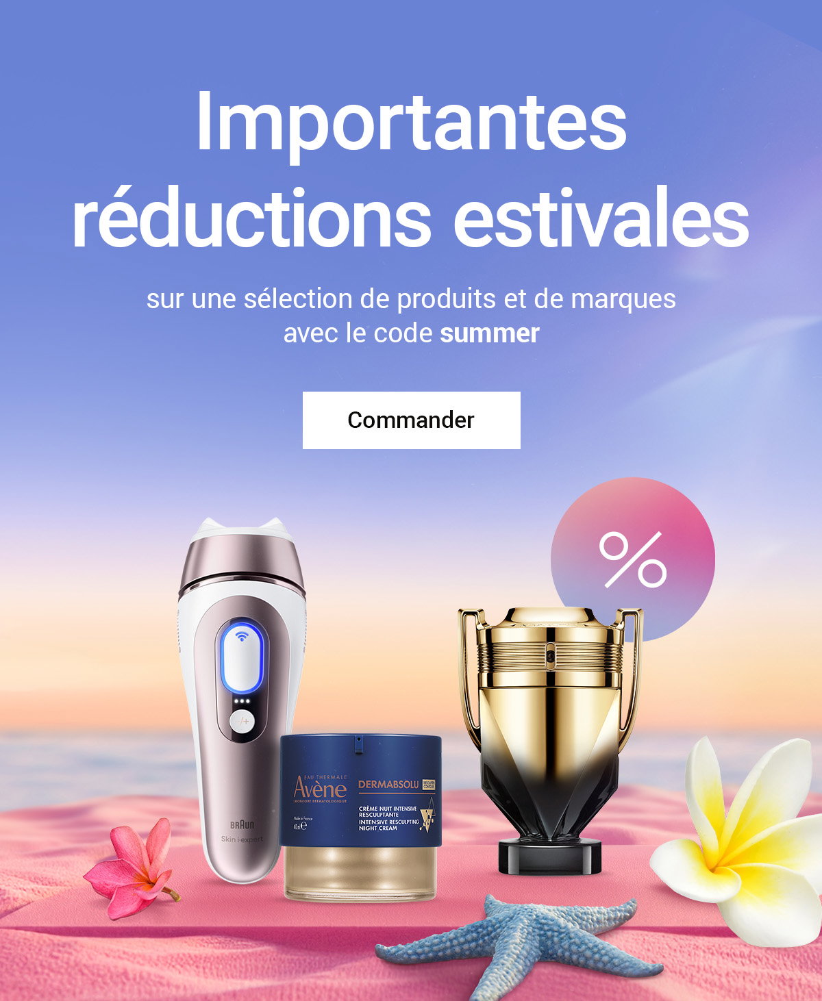 Importantes réductions estivales