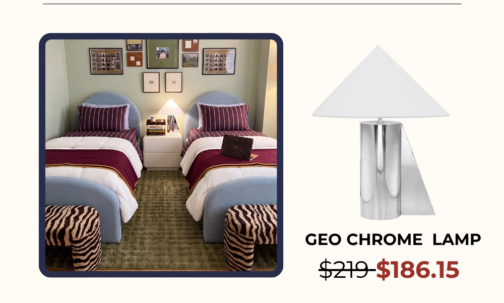 Geo Chrome Lamp