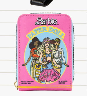 Whatever! Makes You Happy Paper Dolls Barbie Accordion Wallet