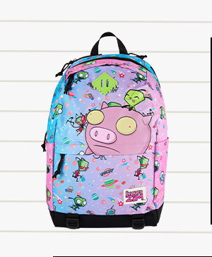 Invader Zim GIR Hooded Backpack