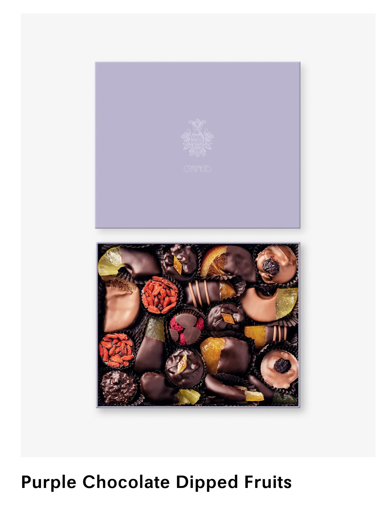Purple Chocolate Dipped Fruits 