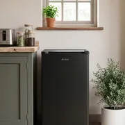 83L Freestanding Refrigerator with 9L Freezer Box Black