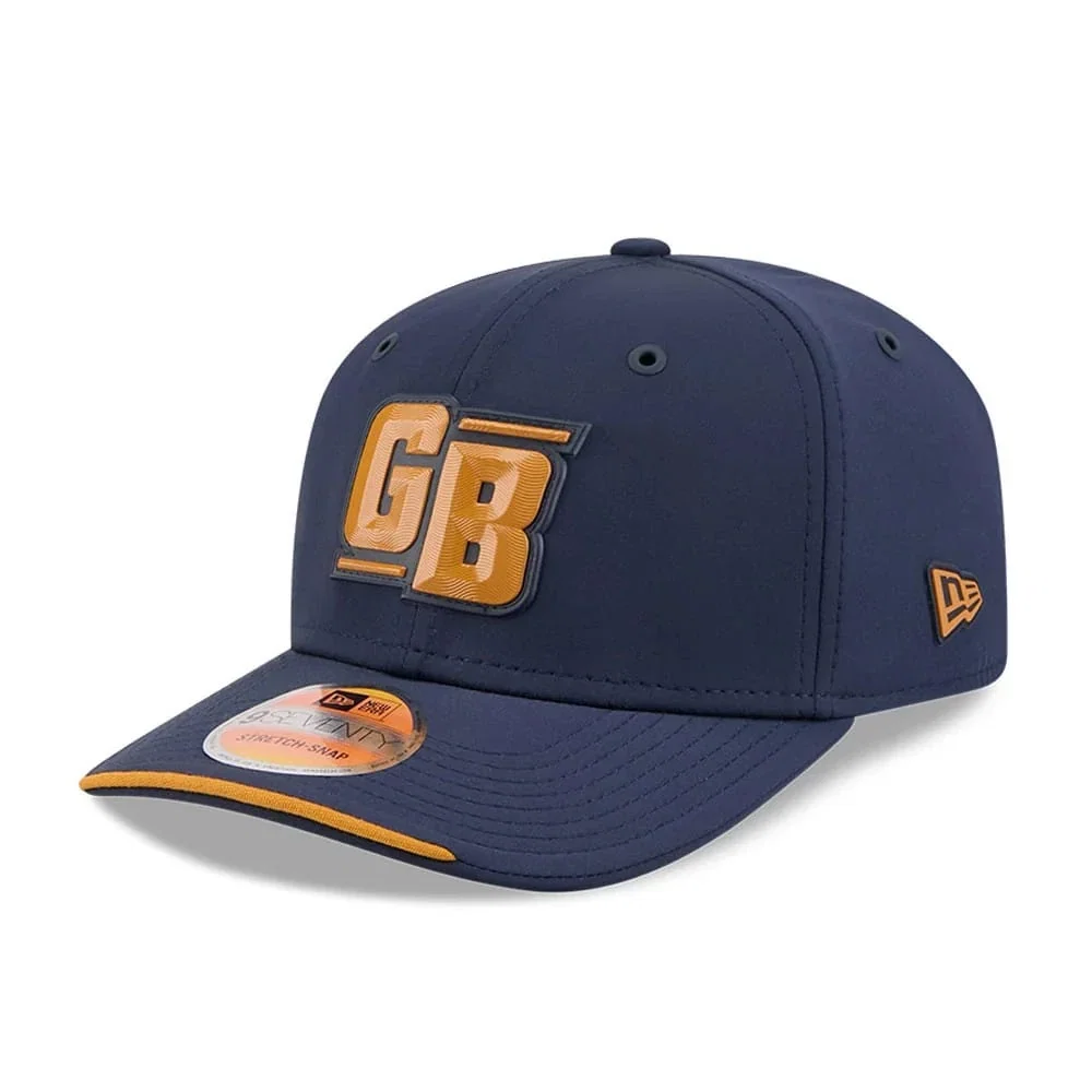 Image of Packers NFL Sideline 2026 Dark Blue 9SEVENTY Stretch Snap Adjustable Cap
