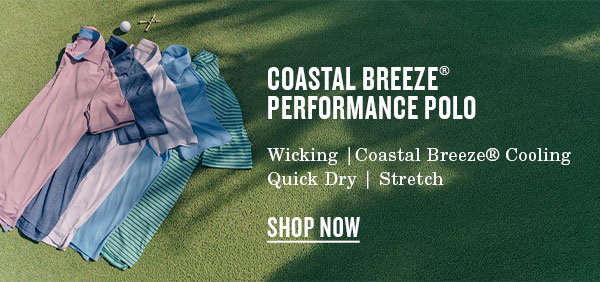 Coastal Breeze Performance Polo. Shop now.