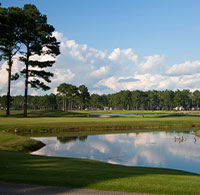 Landscape image of golf course.