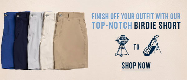 Finish off your outfit with our top-notch Birdie Short. Shop now.