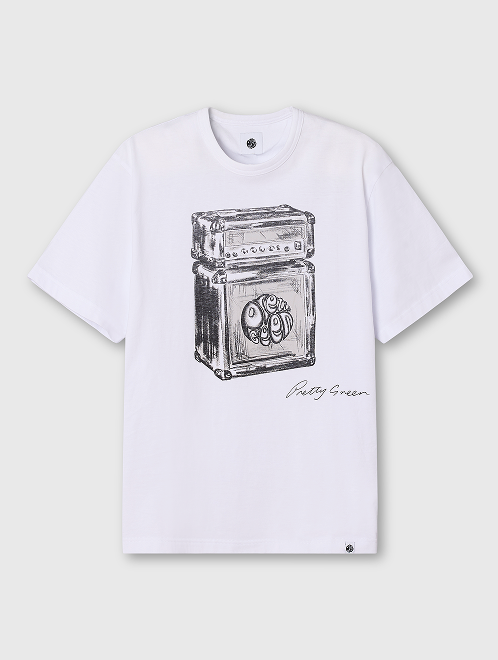 White amp t-shirt