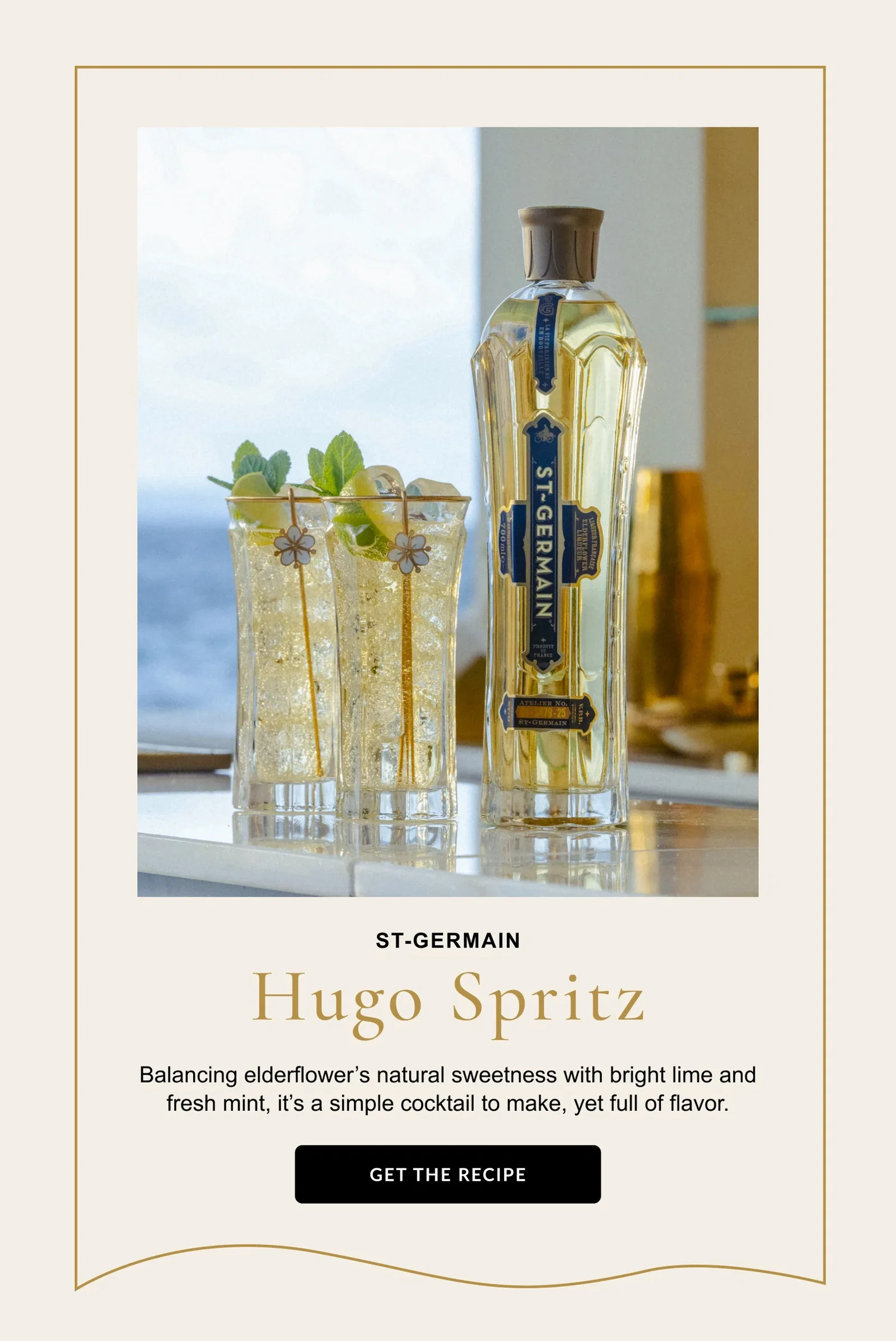 St-Germain Hugo Spritz - Get The Recipe