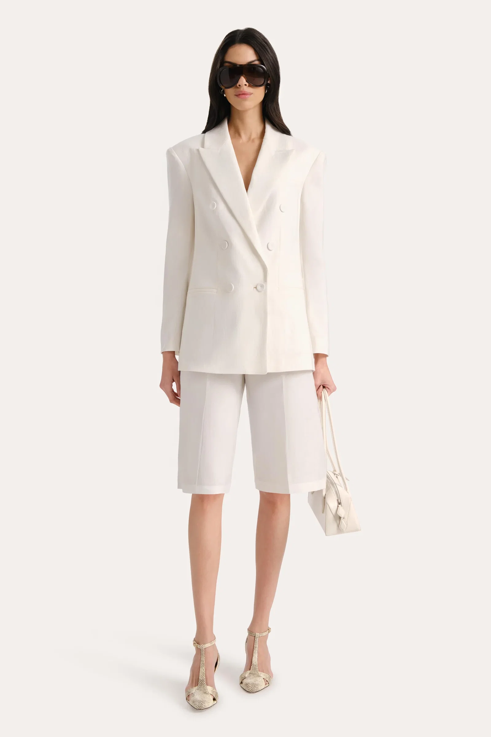 Image of Stella Oversized Linen Blazer