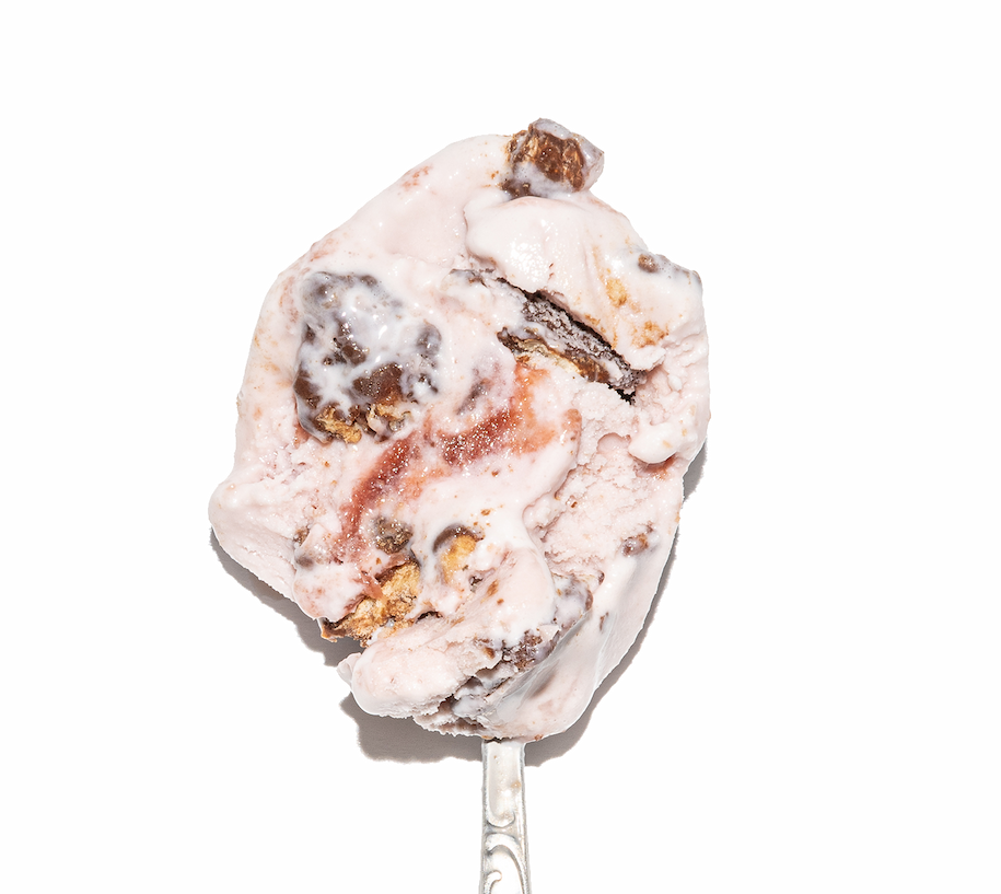 Cherry Vanilla Waffle Cone