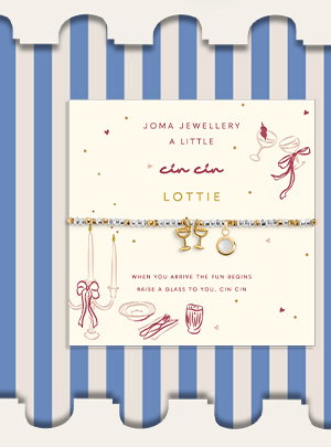 Little Stories 'Cin Cin' Bracelet In Silver and Gold Plating