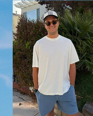 SoftKnit Men's Cotton Tee