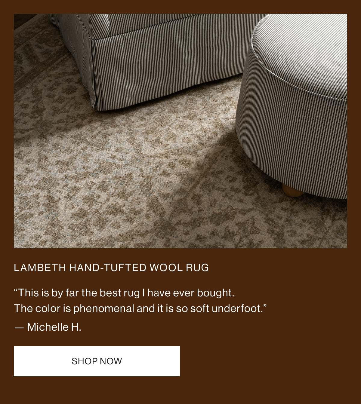 LAMBETH HAND-TUFTED WOOL RUG