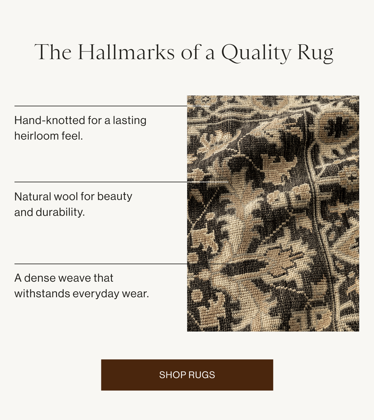 The Hallmarks of a Quality Rug