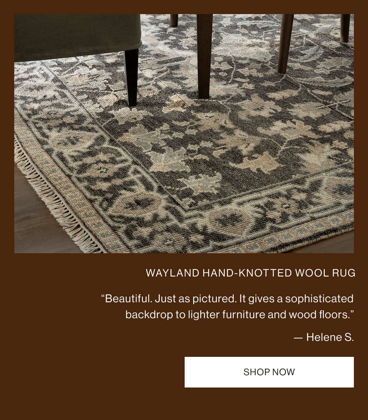 WAYLAND HAND-KNOTTED WOOL RUG