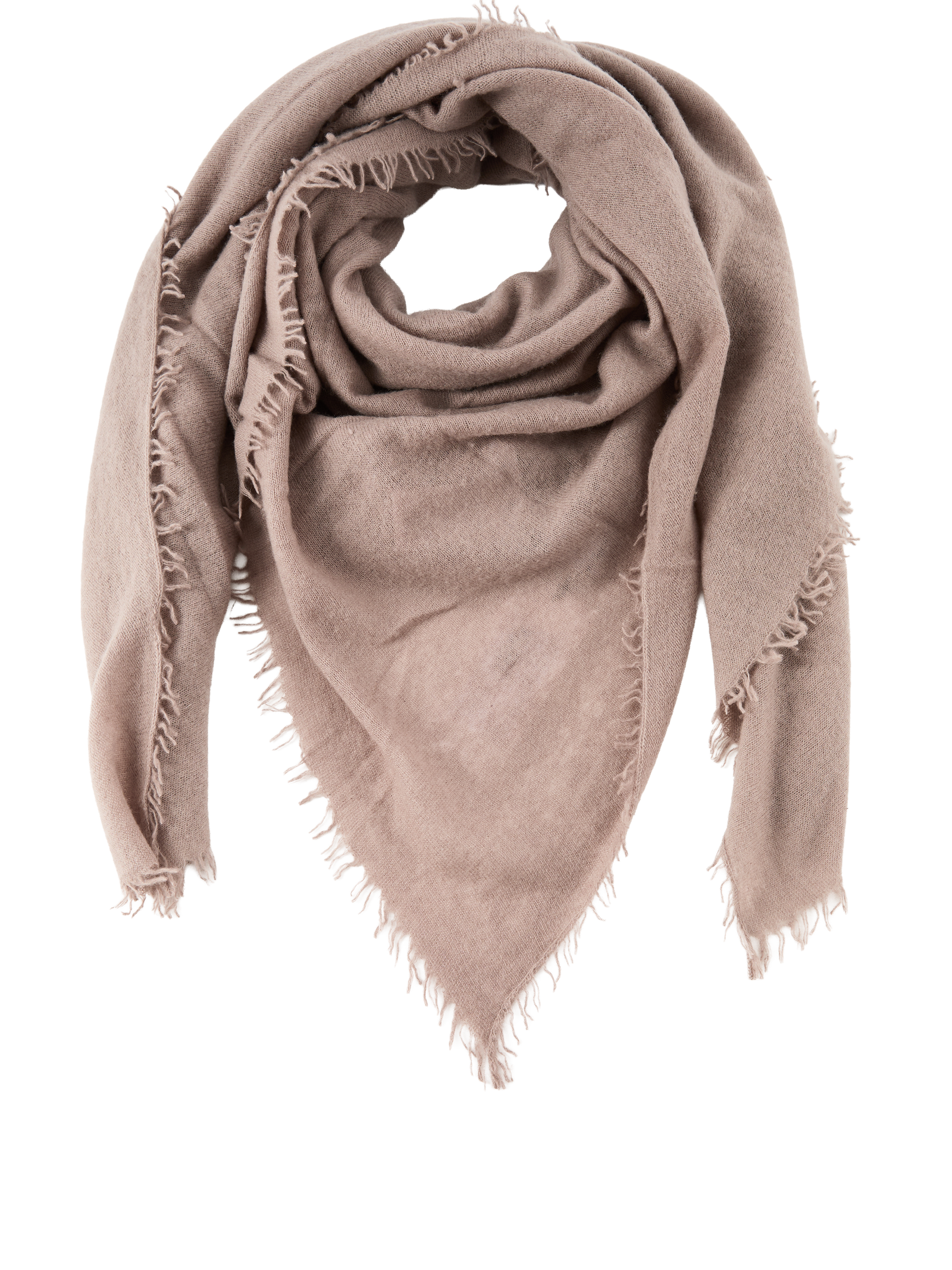 Cashmere-Schal 'Julia Square' Taupe