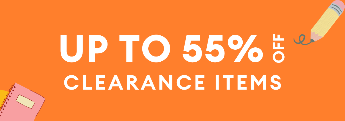 Up to 55% OFF Clearance Items