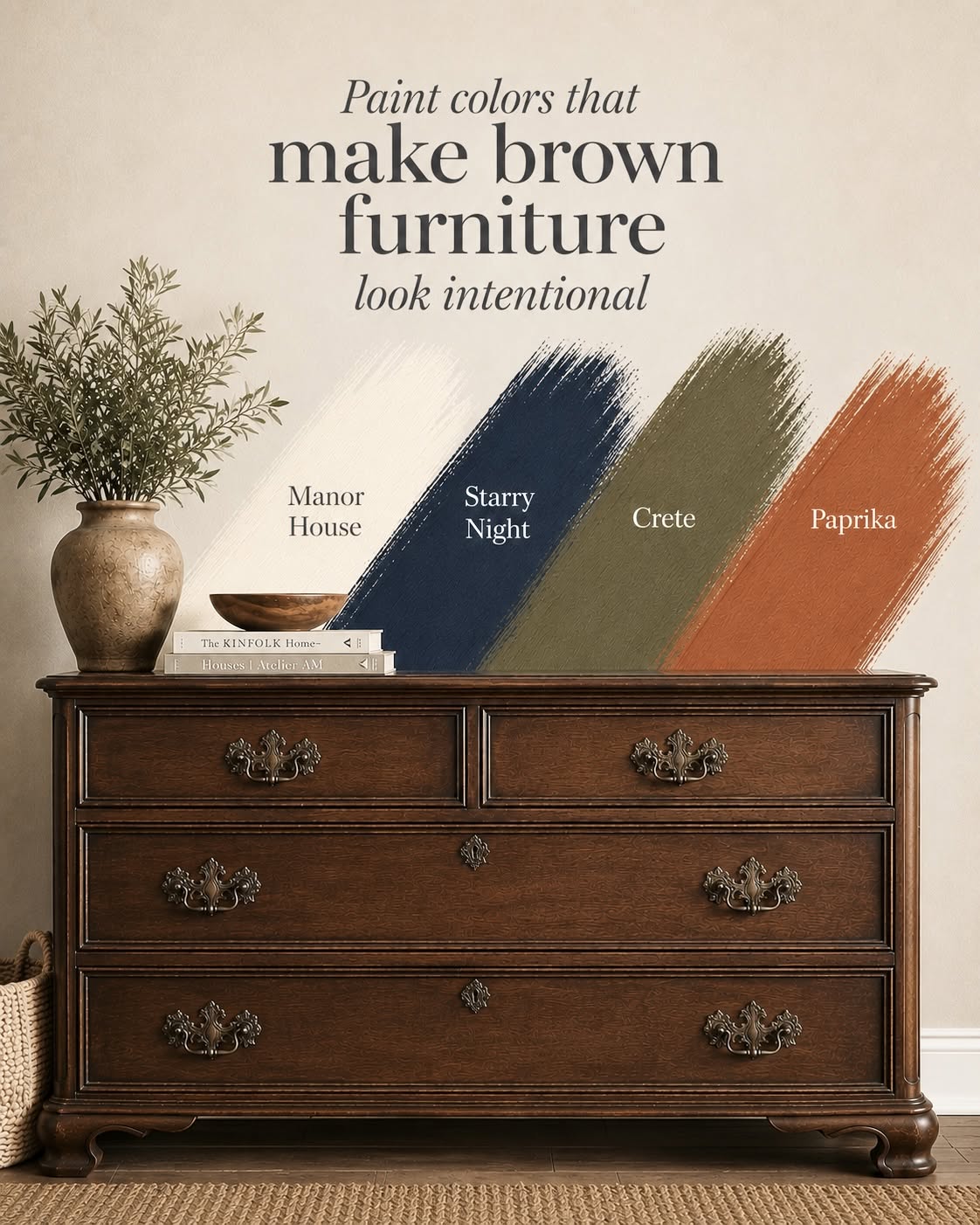 A picture of a All In One Paint colors that make brown colors feel intentional.