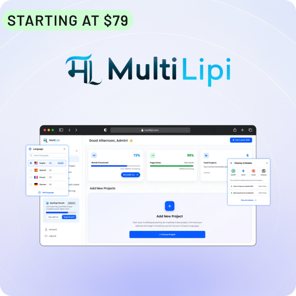 Shop MultiLipi (starting at $79)