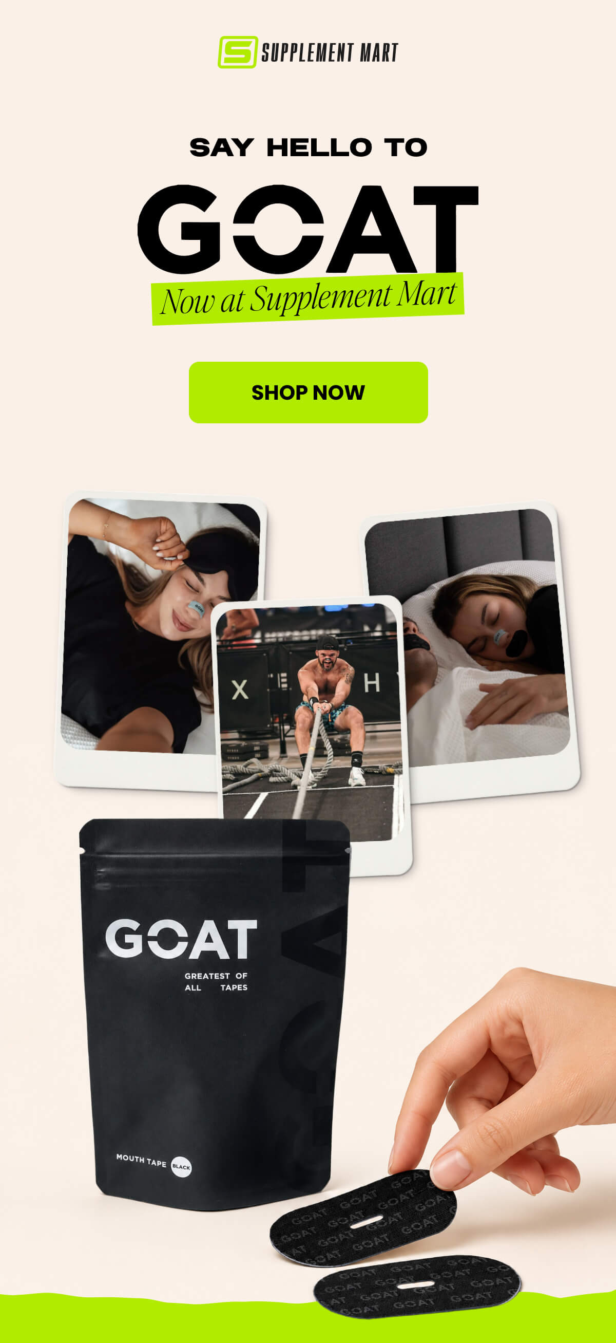 SAY HELLO TO GOAT | SHOP NOW 