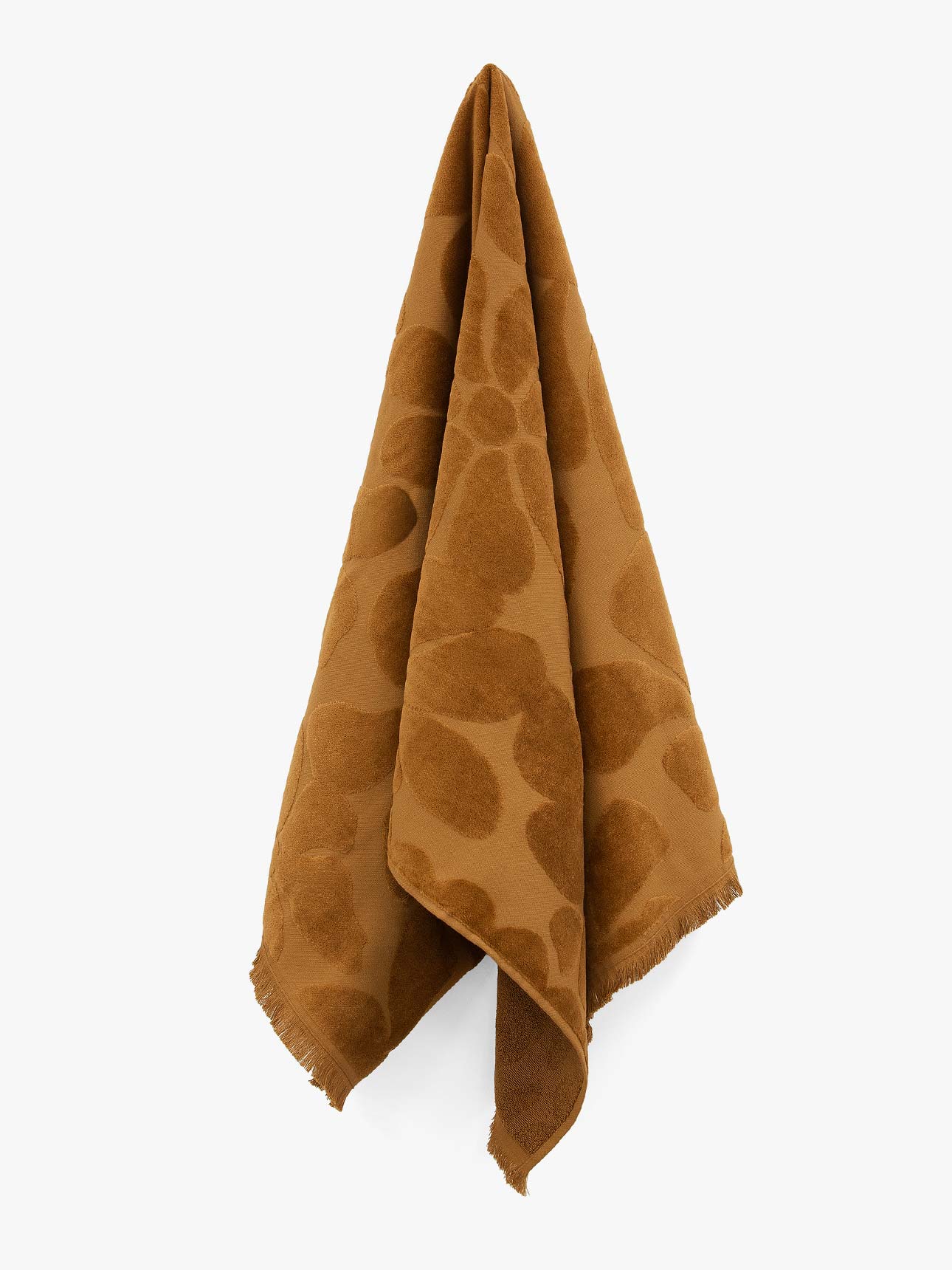 Image of Palma Fringe Bath Towel in Bronze