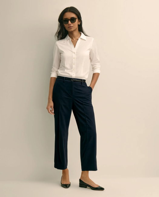 Image of Cropped Wide-Leg Advantage Chino® Pants