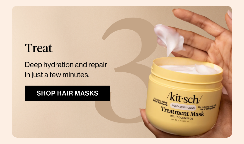 Treat Deep hydration and repair in just a few minutes.