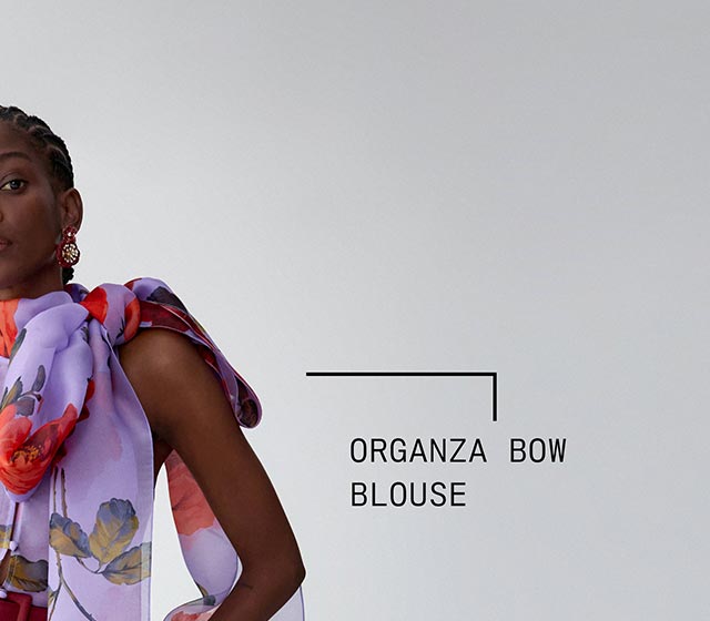Organza Bow Blouse