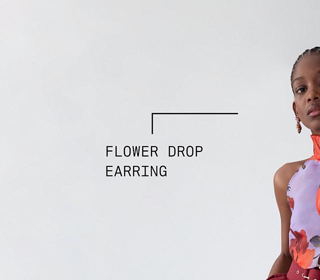 Flower Drop Earrings