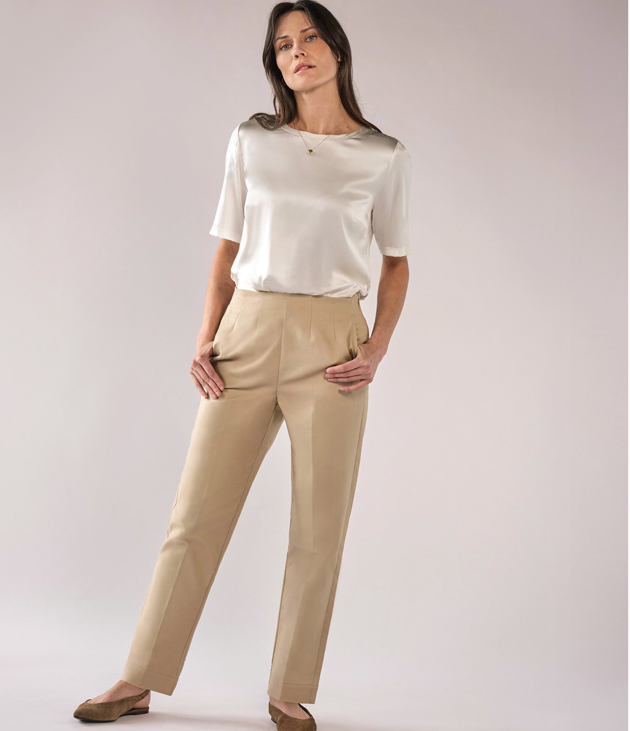 Silk Front T Shirt