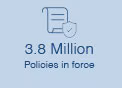 3.8 Million Policies in force