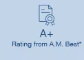 A+ Rating from A.M. Best®