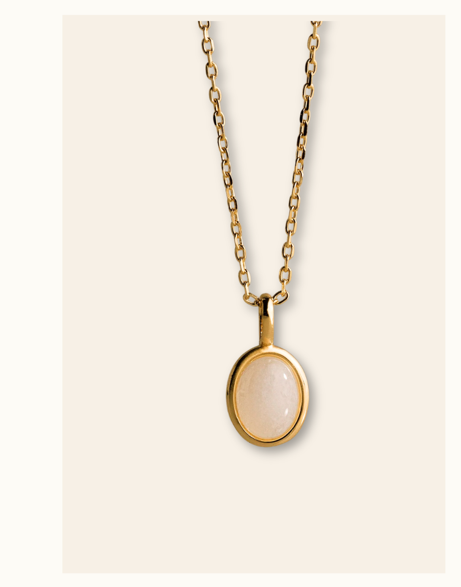 Moonstone Pendant Necklace