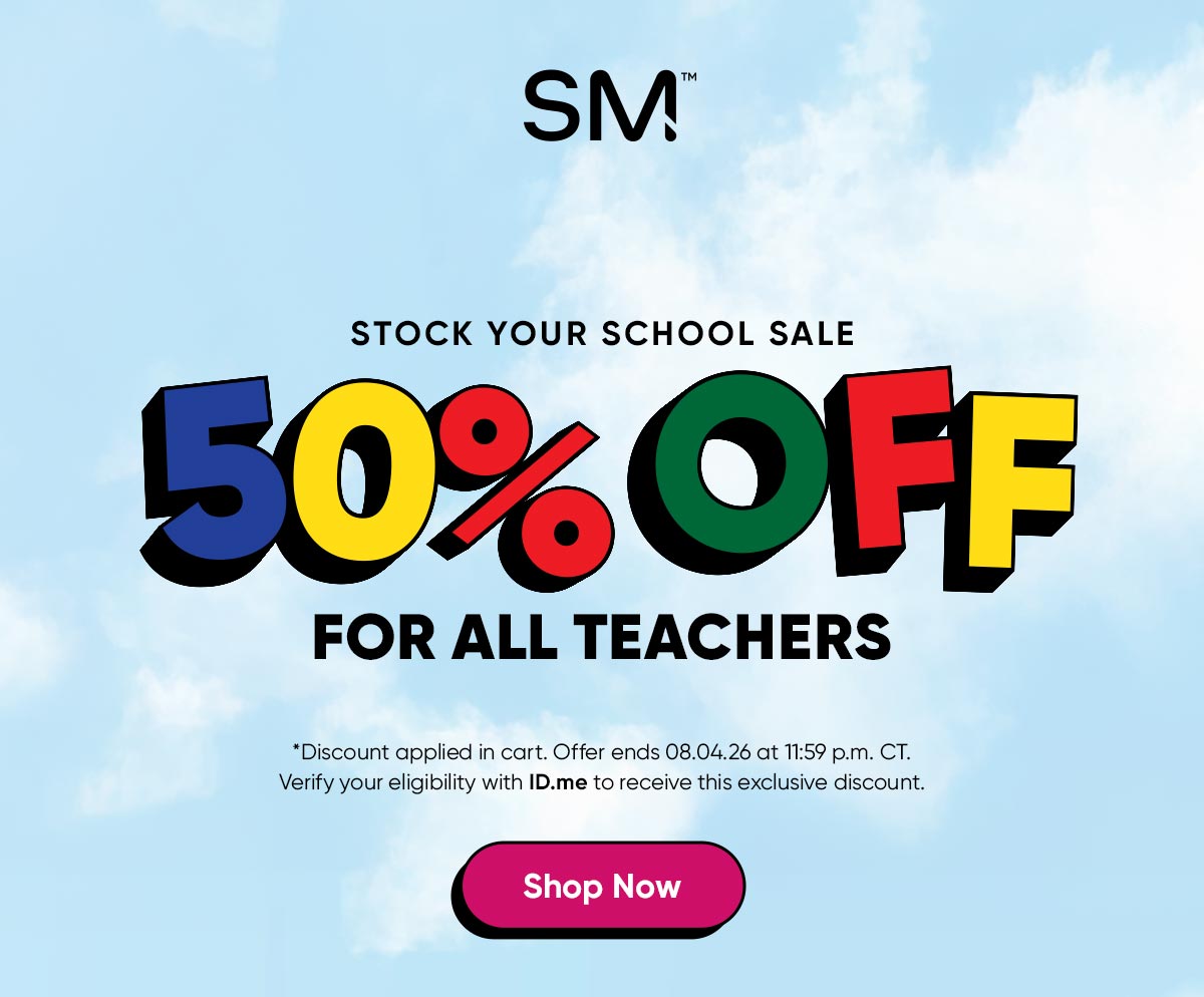 50% off for all teachers