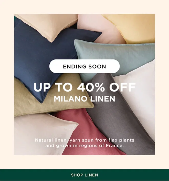 Up To 40% Off Linen