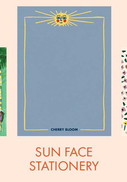 Sun Face Stationery