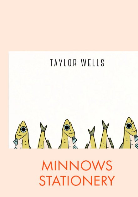 Minnows Stationery
