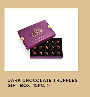 Dark Chocolate Truffles Gift Box, 15pc.