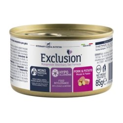 Image of Exclusion Diet Hypoallergenic Cat Pork and Potato 85g umido dietetico gatto