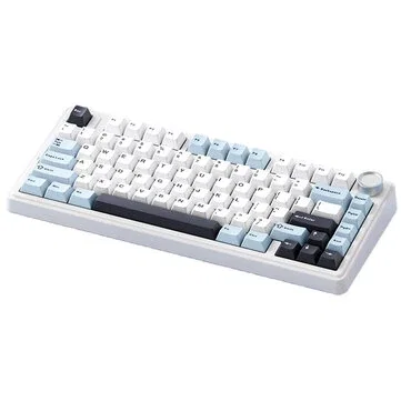 AULA F75 80 Keys Tri-mode Customized Mechanical Gaming Keyboard Hot Swappable RGB BT/2.4G/Type-C 75% Layout Wireless Gaming Keyboard Gasket Structure