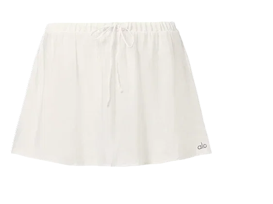 Semi Sheer Golden Hour Tennis Skirt