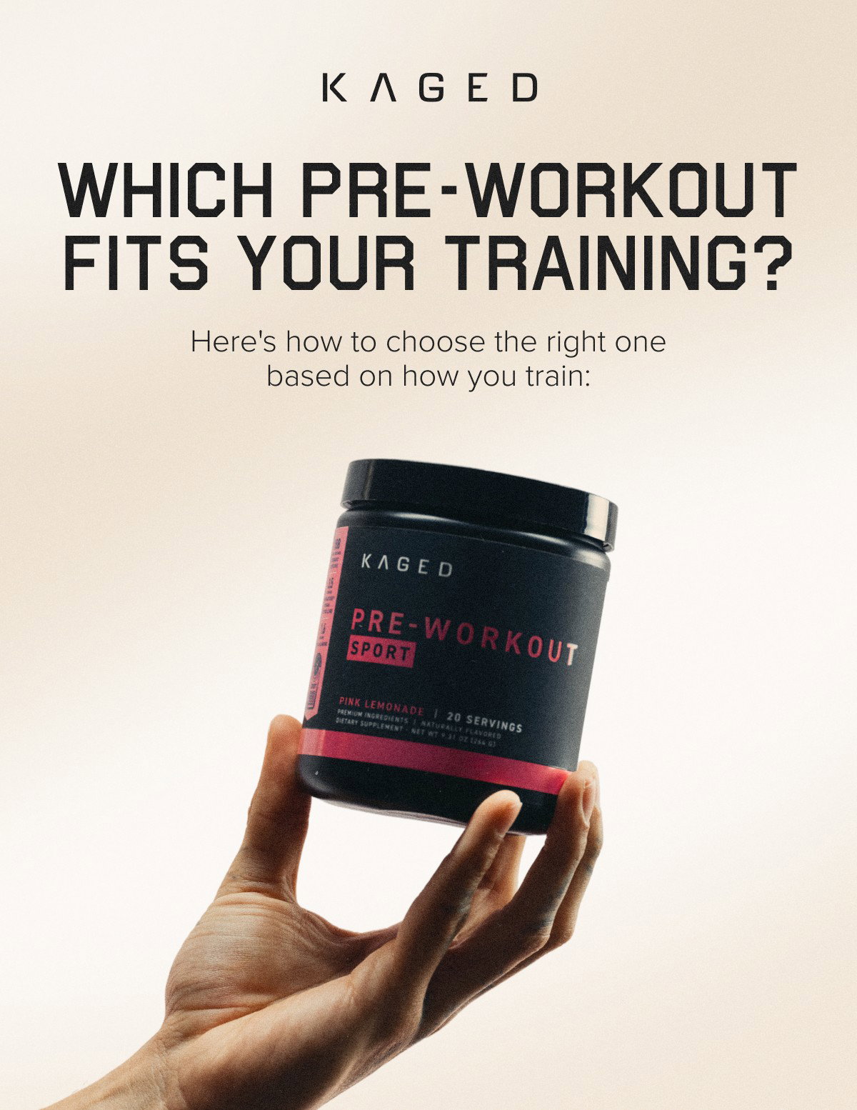 Which Pre-Workout Fits Your Training?