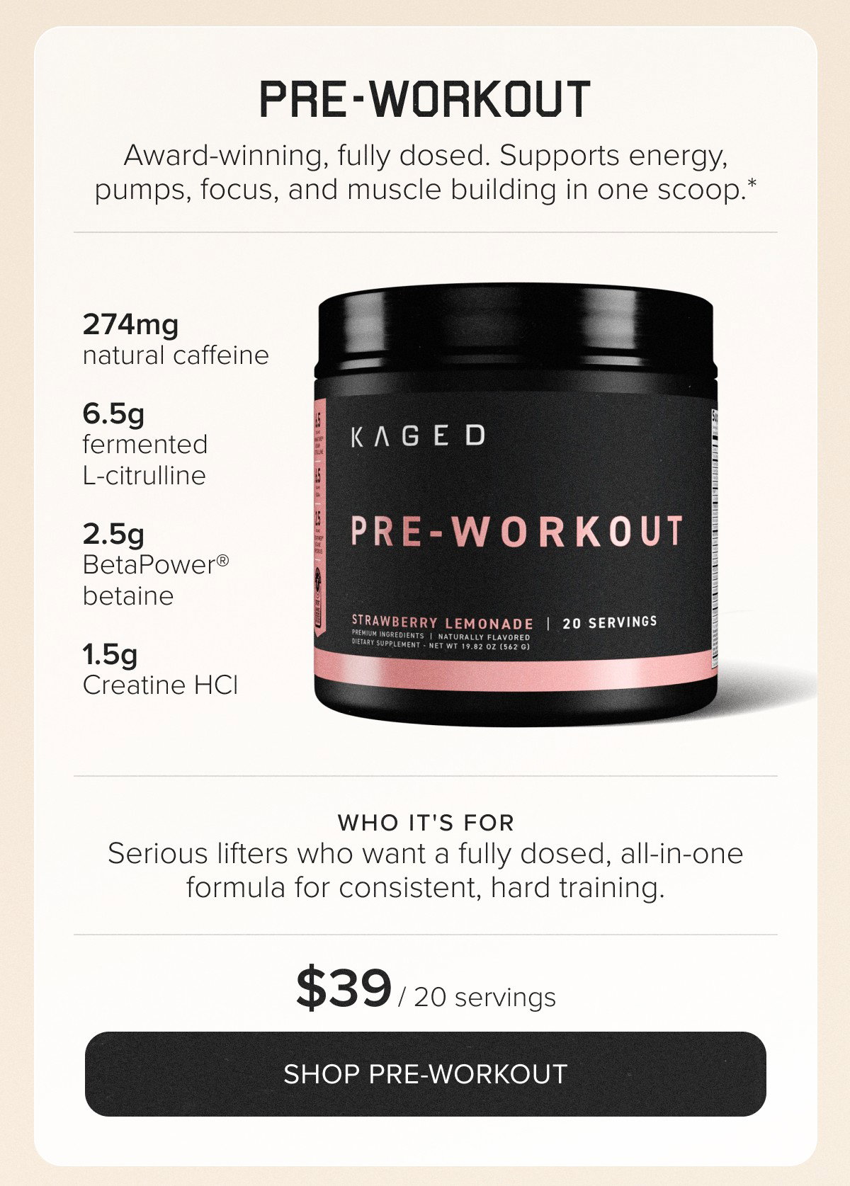 Pre-Workout