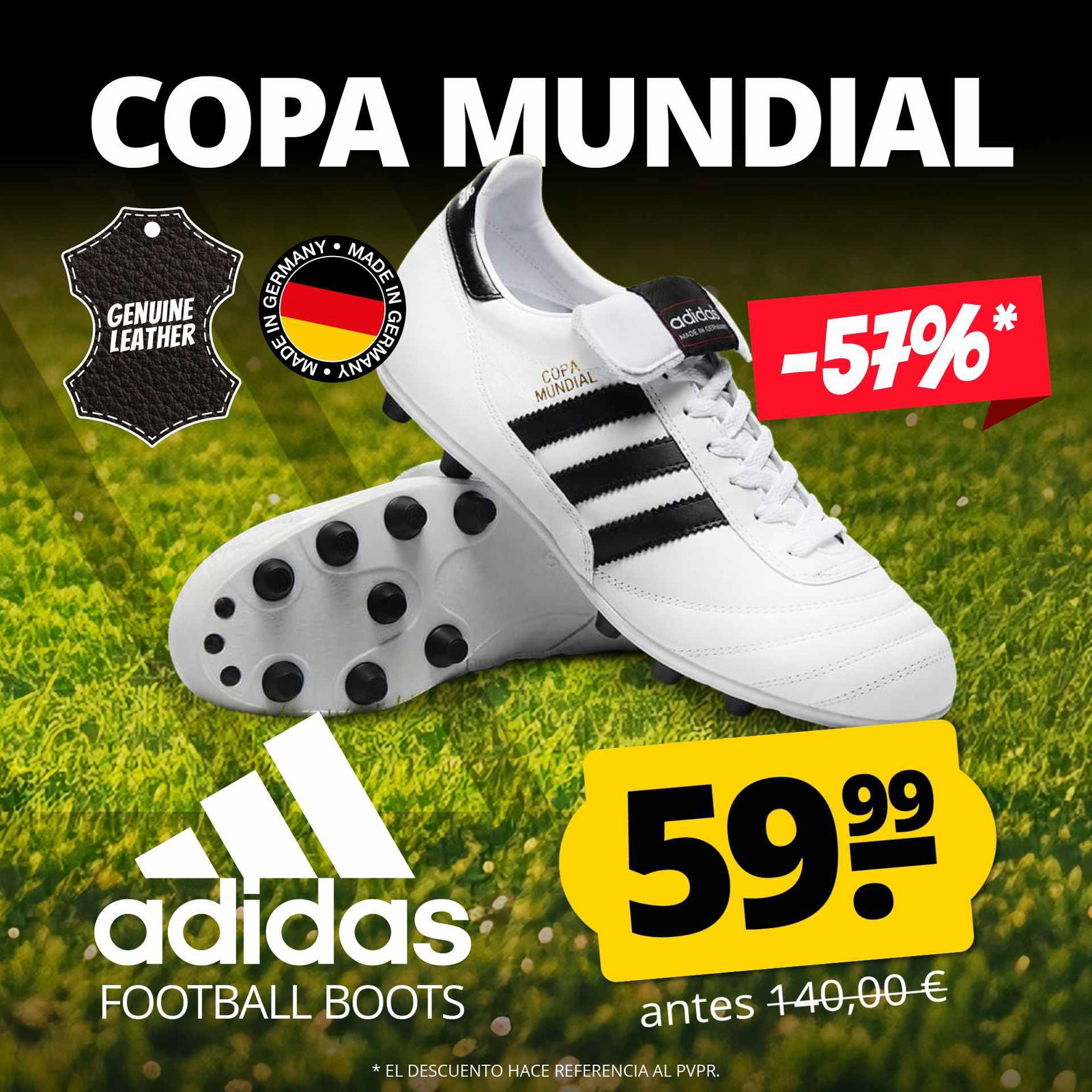adidas copa mundia fg botas de futbol de piel de canguro